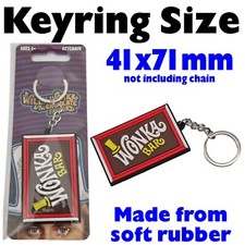 Willy wonka bar keychains - wonka,
