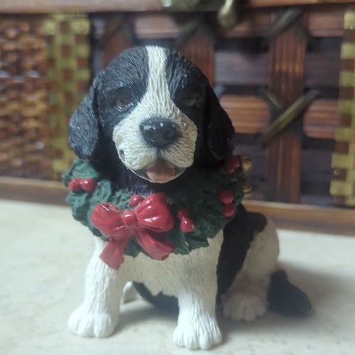 Springer spaniel dog - springer, christmas