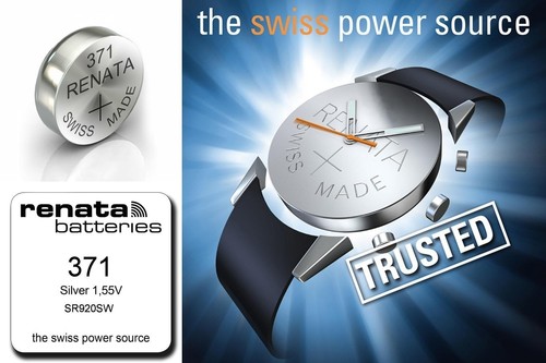 Renata watch battery 371 - renata,