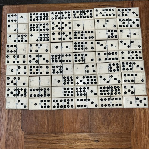 Vintage antique double nine - double,