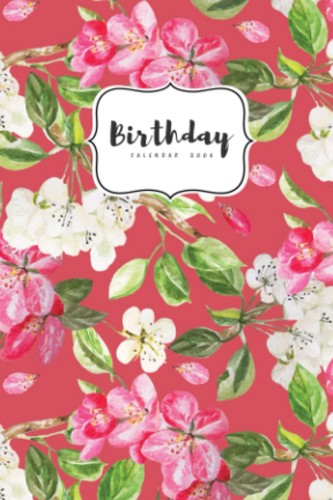 Birthday calendar book 4x6 - birthday,