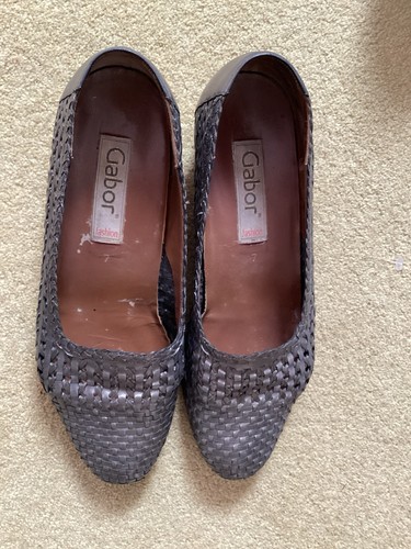 Gabor flat leather - slip, on