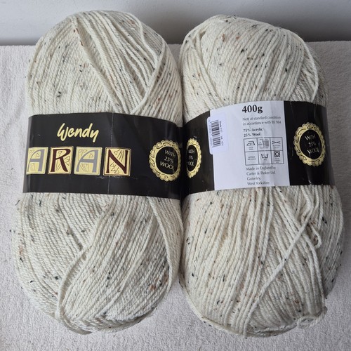 Wendy 400g aran wool yarn - yarn, 25%