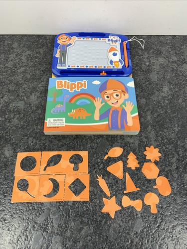 Blippi magnetic drawing - blippi,