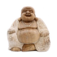Happy Buddha Whitewash 50cm