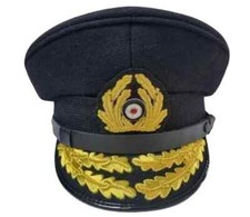 WW2 German Kriegsmarine Visor Cap Admiral Replica Uniform Hat Military Surplus