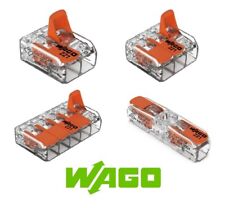WAGO 221 Series Reusable Electrical Wire Cable Connectors Compact - UK SELLER