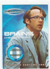 Thunderbirds Are Go! Movie Cards Inc 2004 TC4 Brains Checked Shirt Costume Card