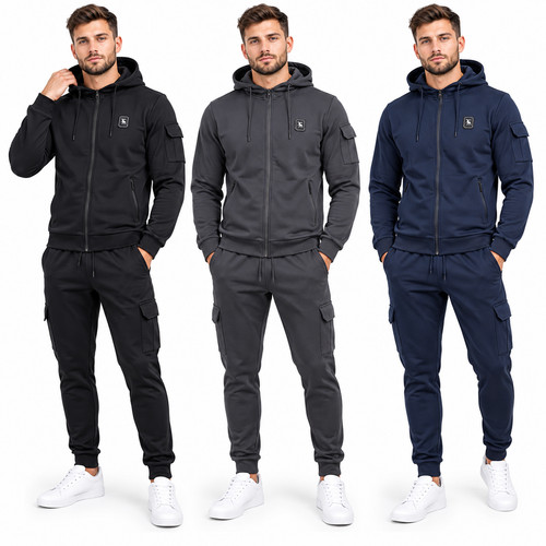 Mens tim black - tim, hooded