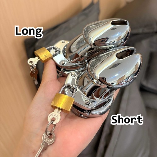 Metal plated male chastity - plated,