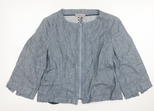 Evelin brandt women blue linen - brandt,