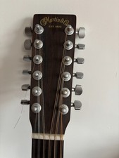 Martin MX D-X2E 12-String Acoustic Guitar, Solid Spruce Top in Left Hand