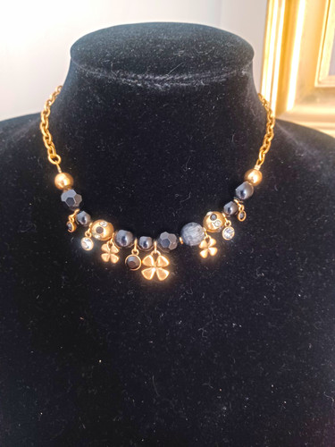 Pilgrim gold tone leaf - gold,