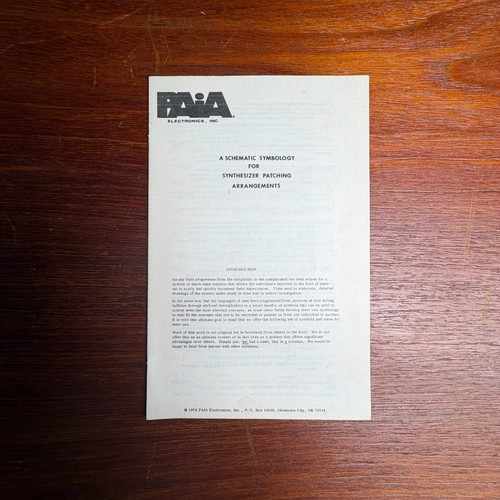 Vintage 1974 paia - vintage,