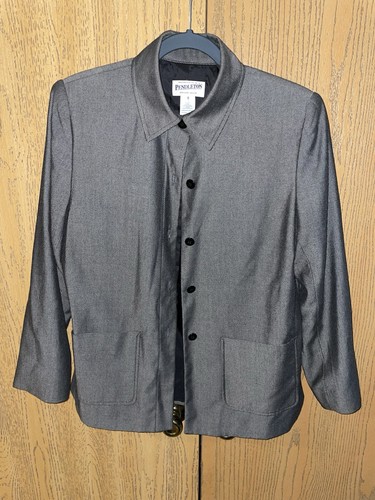 Pendleton grey herringbone - grey,
