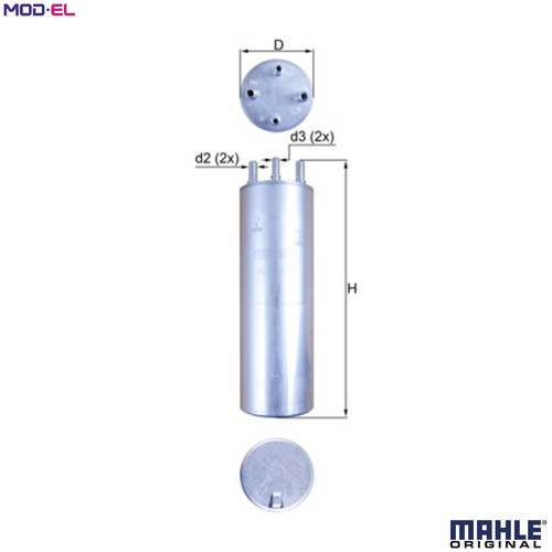 Fuel filter 229 for vw - kl,