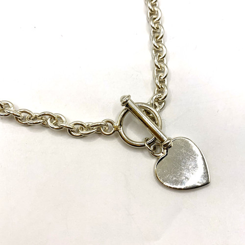 925 sterling silver - silver, heart