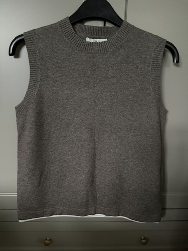 Women knit sweater vest - sweater,