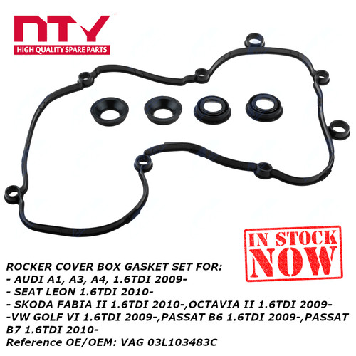Rocker cover gasket set for - cover,