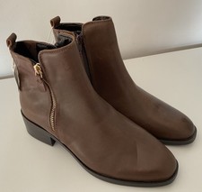 M&S BROWN Chelsea Boot UK SIZE