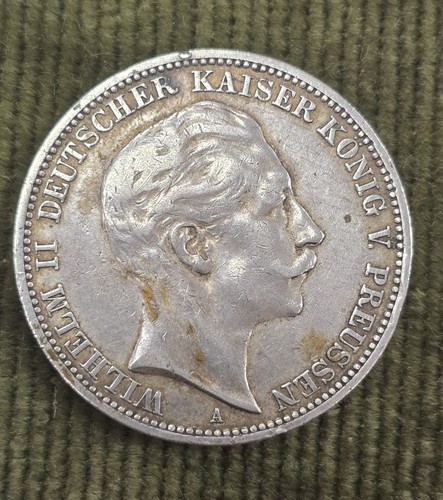 1909 germany mark - a, silver