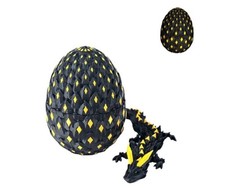 Black and Yellow 3d Printed