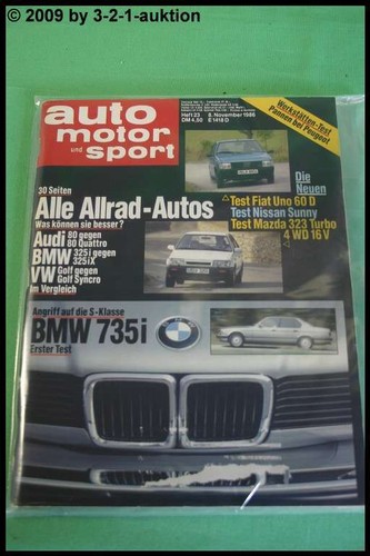 Auto motor sport bmw - 23/86, *