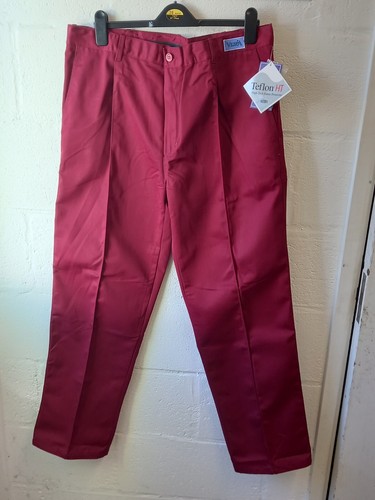 Vespa burgundy work - burgundy, trousers