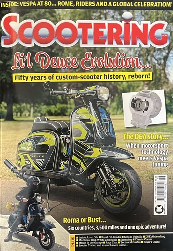Scootering magazine issue - magazine,
