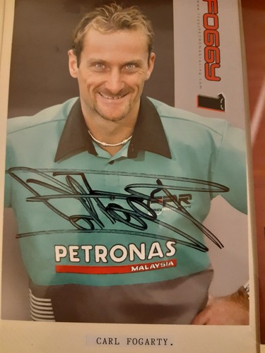 Carl fogarty signed - fogarty, photo