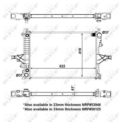 Nrf radiator for volvo s60 - radiator,