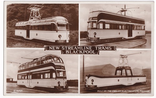 Blackpool new streamline trams - streamline,