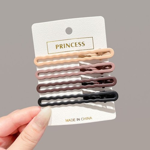 Hair clips wave multicolor 8cm - hair,