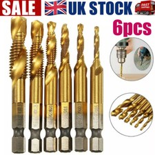 6PCS M3-M10 Drill Spiral Tap