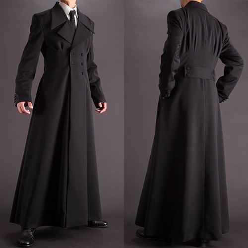Black business men long - black,