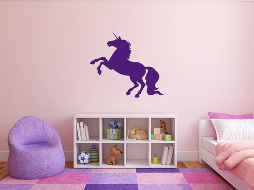 Unicorn home vinyl wall decal - home,