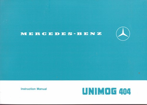 Mercedes benz unimog 404 - unimog,