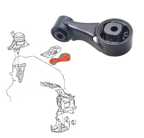 Rear engine mount for - engine,