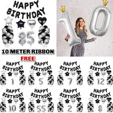 Happy Birthday Balloon Age Set