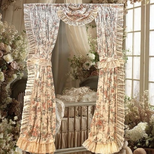 Vintage croscill 5pc floral - croscill,