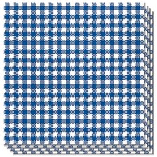 Royal Blue Gingham Patterned