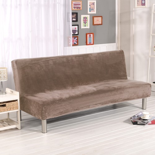 Armless sofa bed - sofa, cover