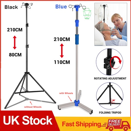 Portable pole drip bag - portable, iv