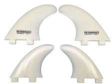 Fin Solutions G-5 Medium fits FCS quad Surfboard Fins 4 fin set new composite
