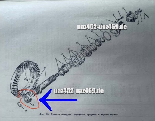 Pinion bearing for - bearing,