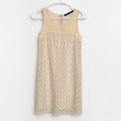 Zara basic ivory lace - zara, xs