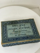 Bezique and Polish Bezique Cards markers and Rules  Thos De La Rue & Co