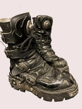 New Rock Reactor Boots Black