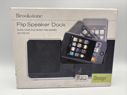 Brookstone flip speaker dock - speaker,