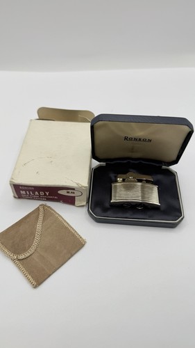 Vintage ronson milady m46 gold - vintage,